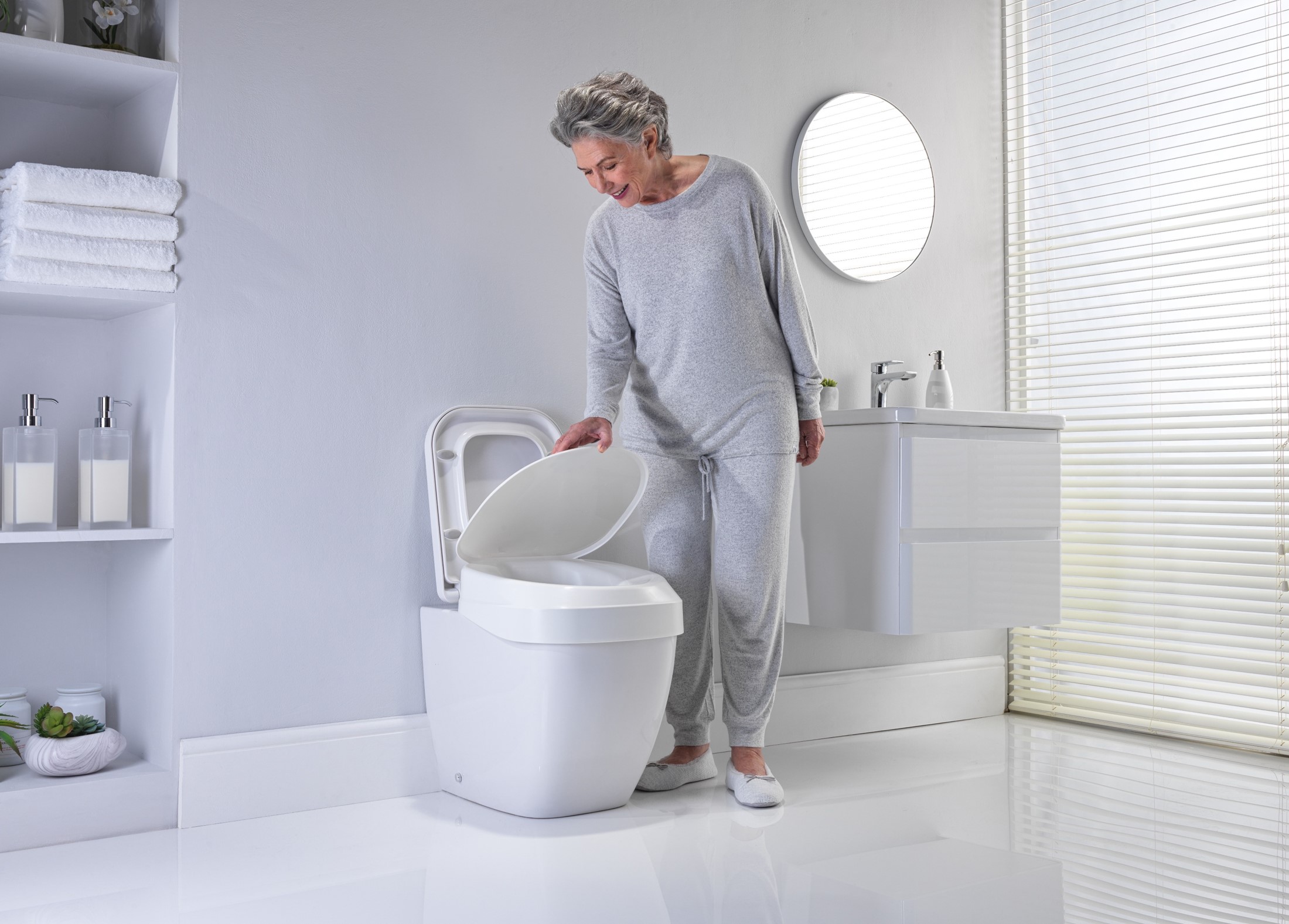 Toilettensitzerhöhung Aquatec 90 Ergo